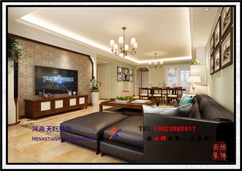 洛陽(yáng)寶龍17號(hào)樓01戶(hù)型---天恒裝飾設(shè)計(jì)施工