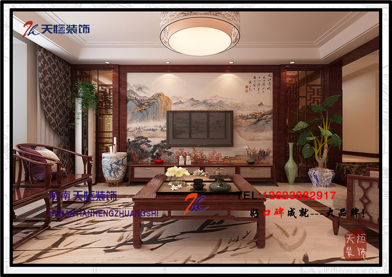 洛陽裝飾公司優(yōu)秀設(shè)計(jì)師帶您欣賞中橋水榭裝修案例
