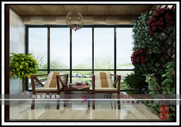 洛陽裝飾公司建業(yè)桂園中式設(shè)計(jì)欣賞