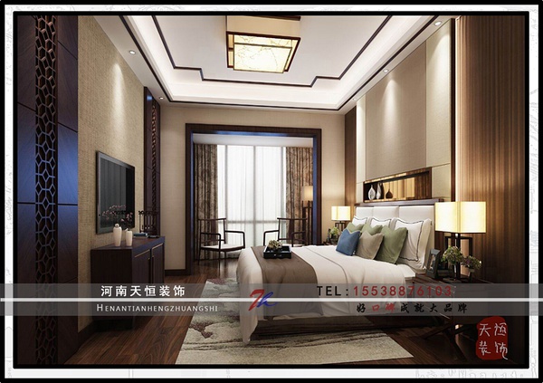 洛陽裝飾公司建業(yè)桂園中式設(shè)計(jì)欣賞