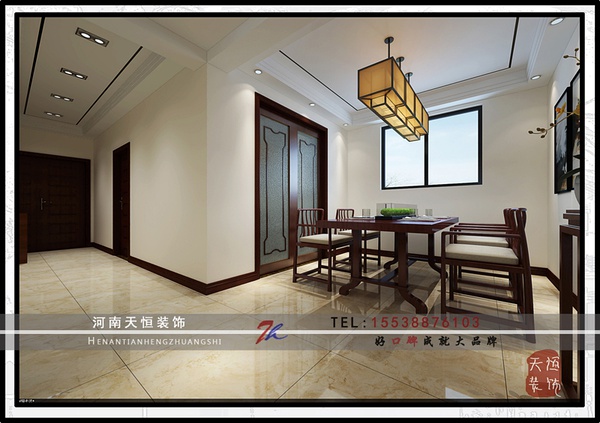 洛陽裝飾公司建業(yè)桂園中式設(shè)計(jì)欣賞