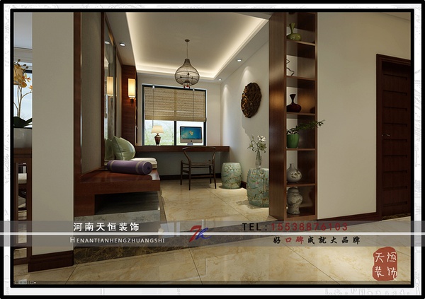 洛陽裝飾公司建業(yè)桂園中式設(shè)計(jì)欣賞